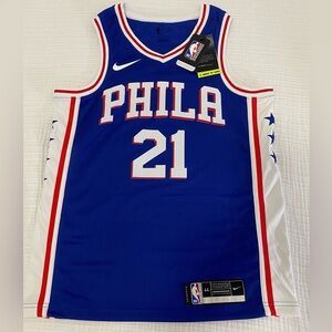 JOEL EMBIID Nike AUTHENTIC Swingman 76ers Jersey size M